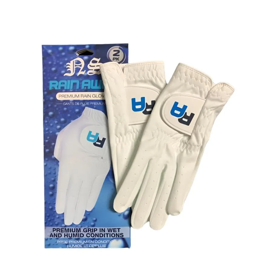 2 Pack (4 Gloves) RA Rain Away Ladies Golf Rain Gloves