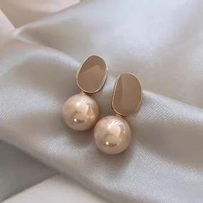 2023 Korean Pearl Dangle Water Drop Earrings