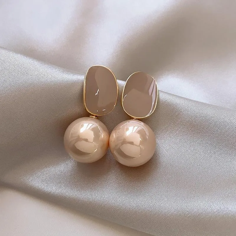 2023 Korean Pearl Dangle Water Drop Earrings