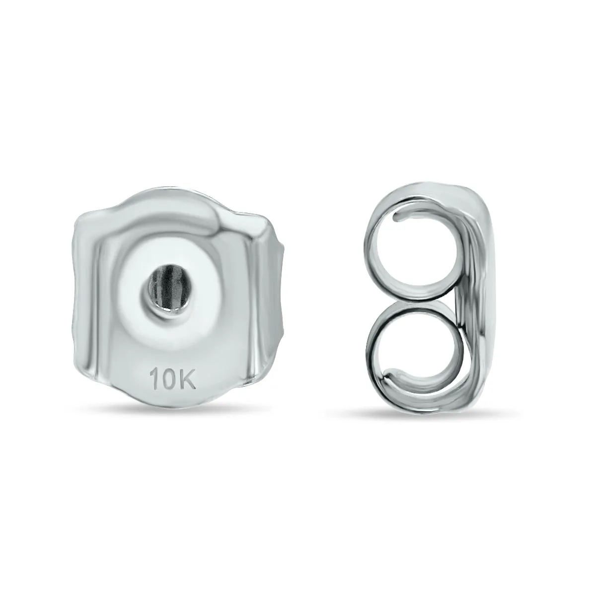 3/8 Ctw Genuine Diamond Halo Earrings 10K White Gold