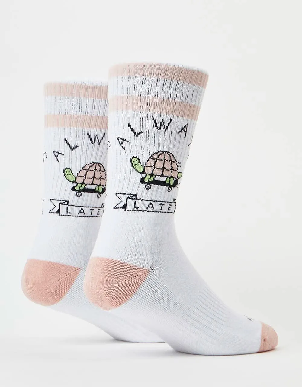 American Socks Always Late Socks - White