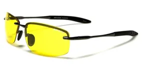 Anti-Glare Polarized Night Driving Sunglasses Rimless Unisex Sports Night Vision glasses