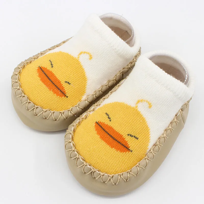 Baby Animal Print Antiskid Shoe Socks
