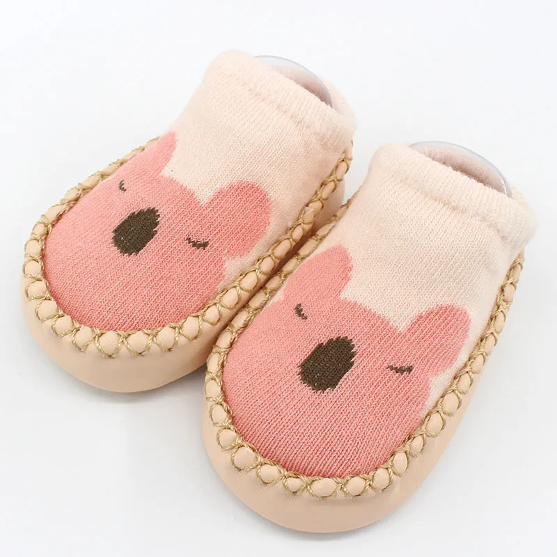 Baby Animal Print Antiskid Shoe Socks