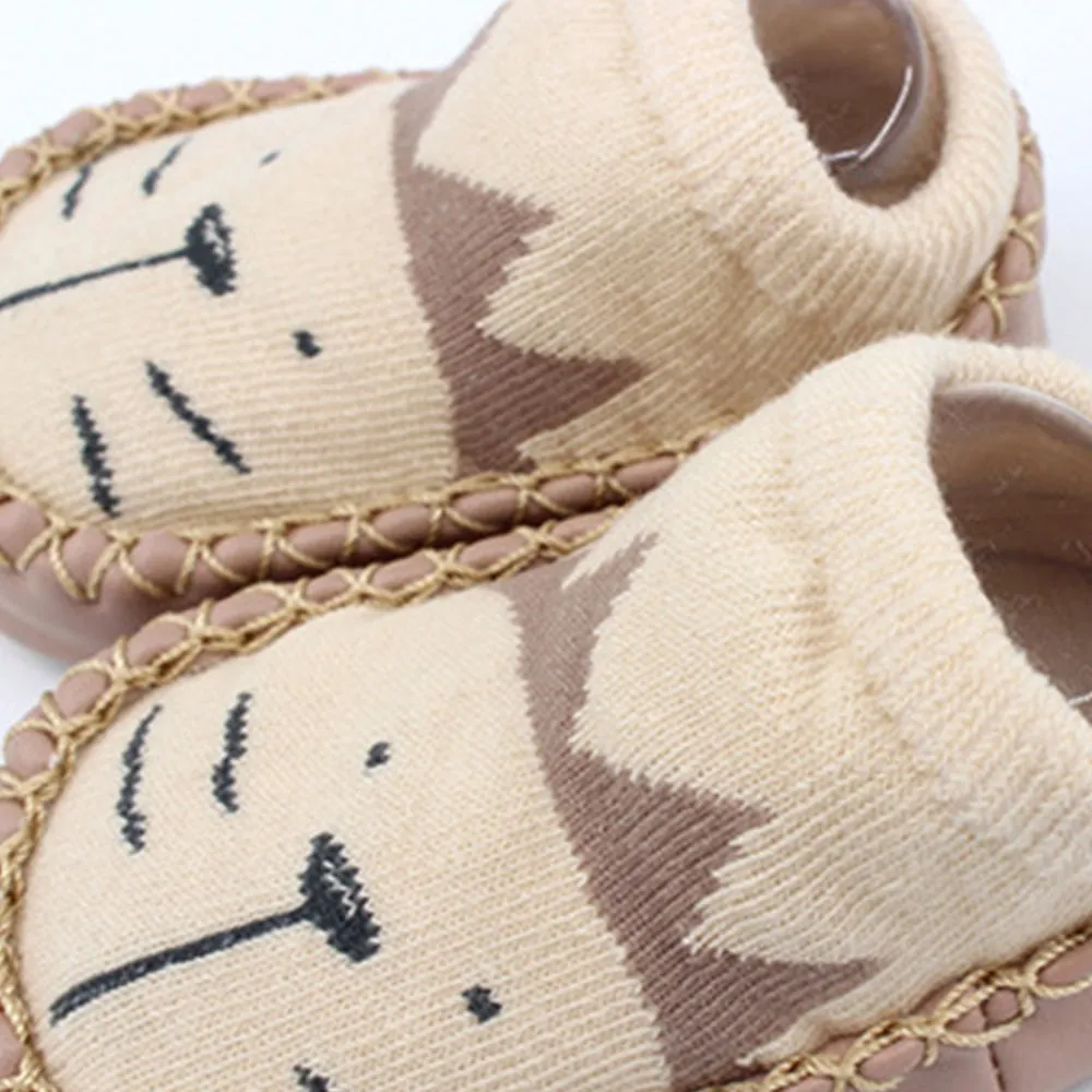 Baby Animal Print Antiskid Shoe Socks