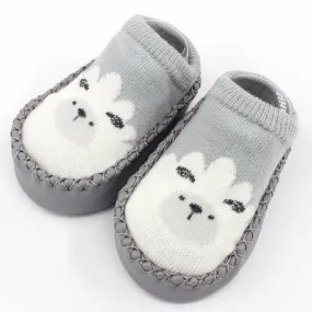Baby Animal Print Antiskid Shoe Socks