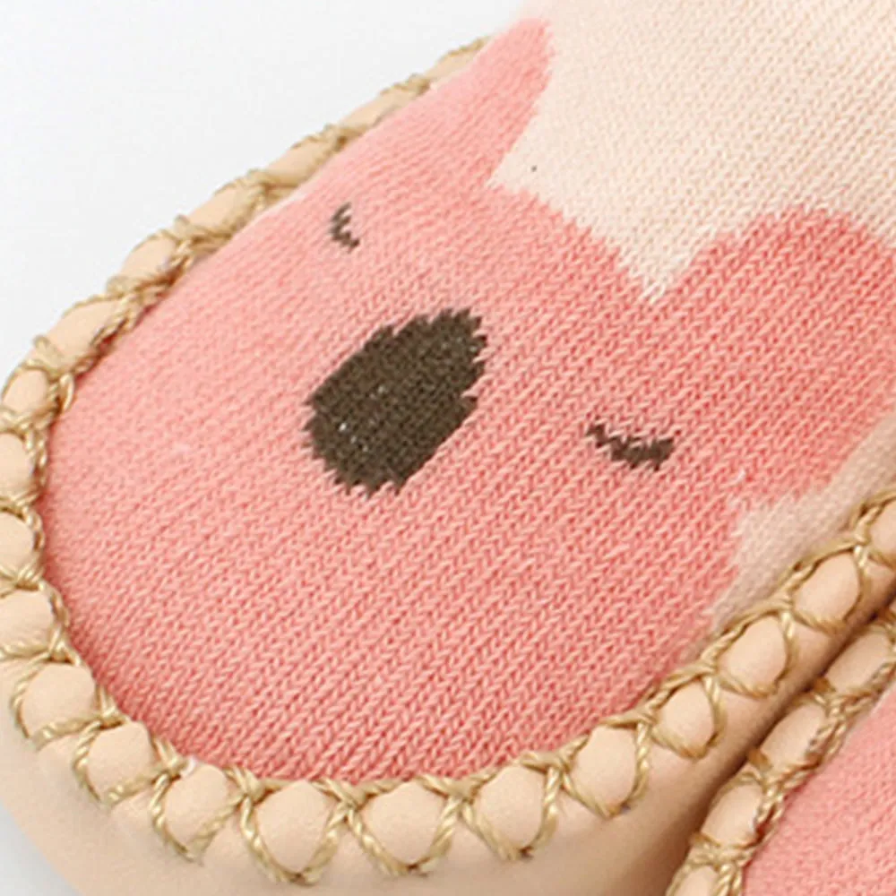 Baby Animal Print Antiskid Shoe Socks