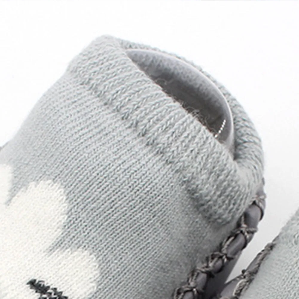 Baby Animal Print Antiskid Shoe Socks