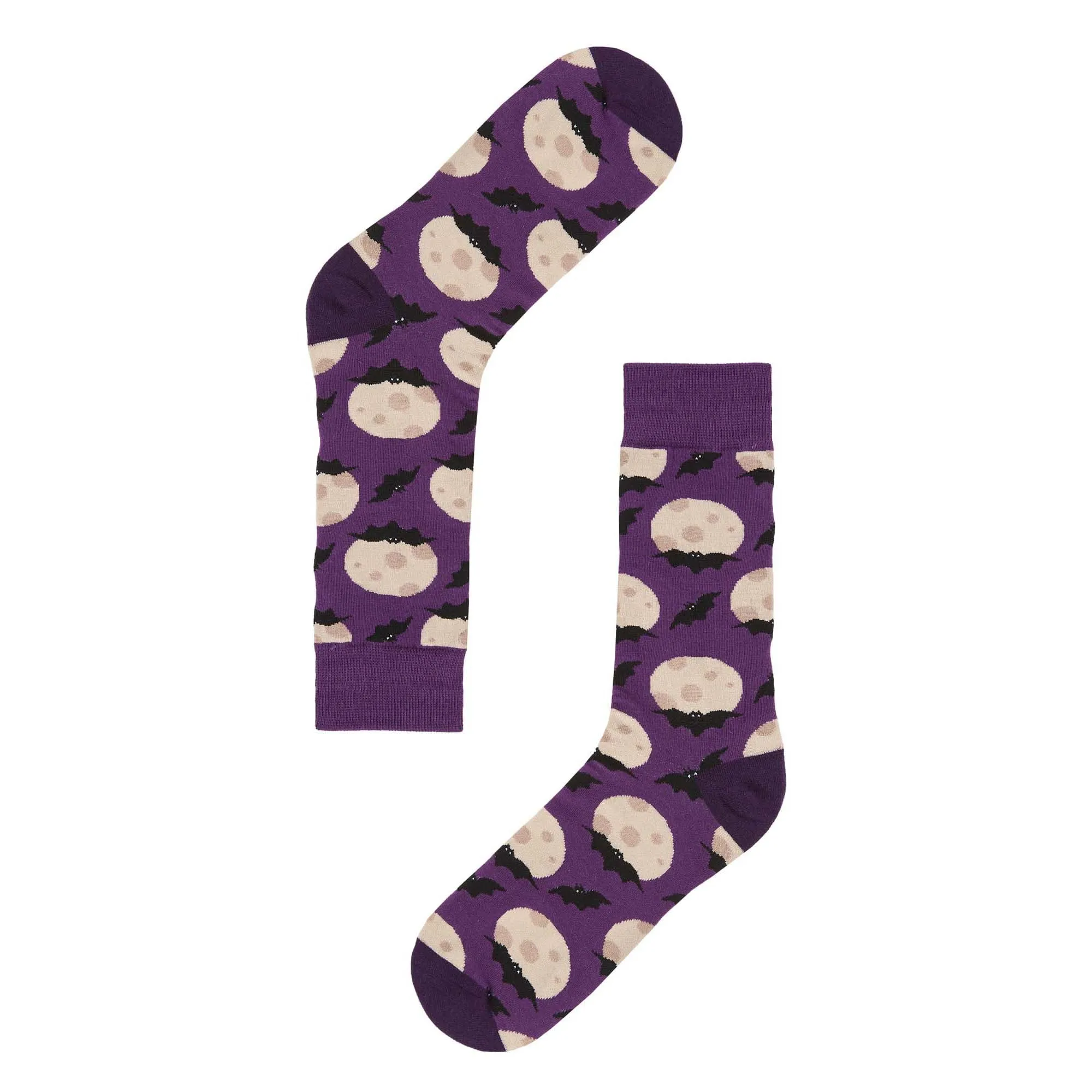 Bats Printed Crew Length Socks