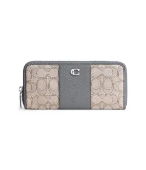 Box Program Signature Jacquard Slim Accordion Zip