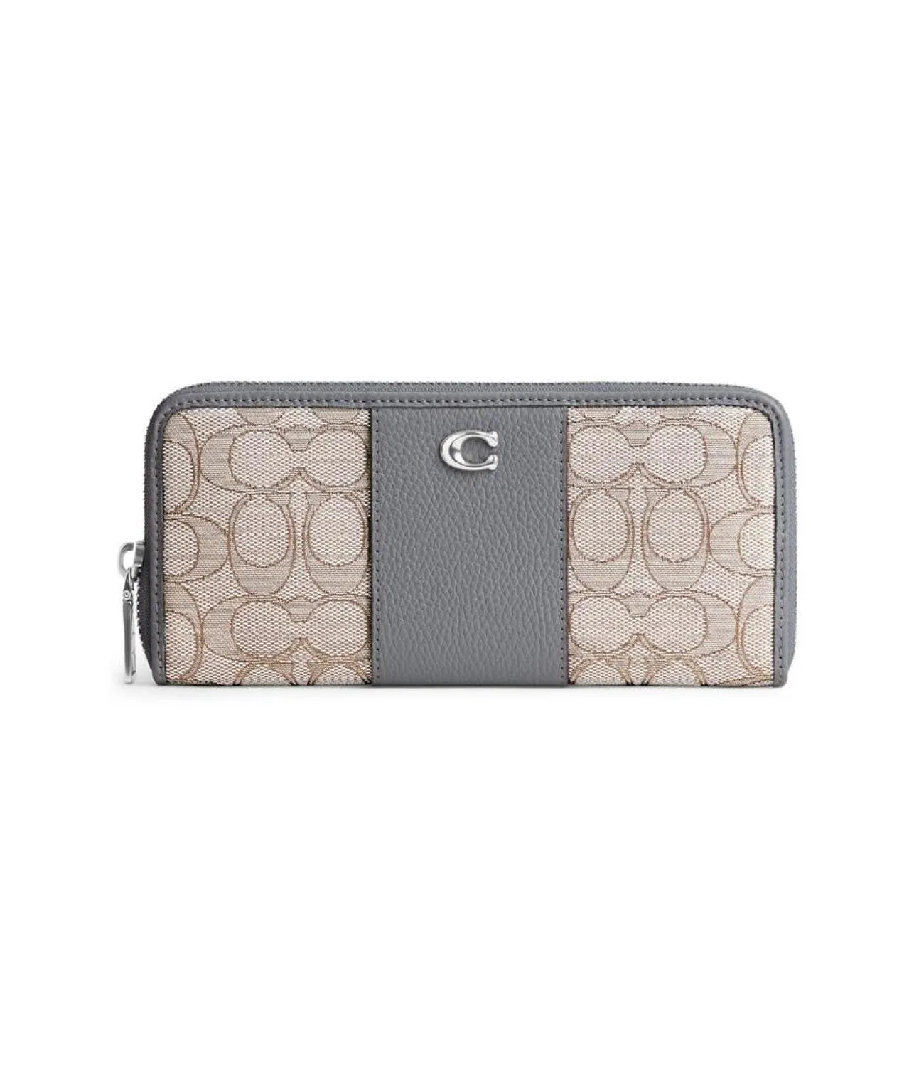 Box Program Signature Jacquard Slim Accordion Zip