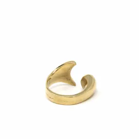 Brass Mermaid Tail Ring Size 6