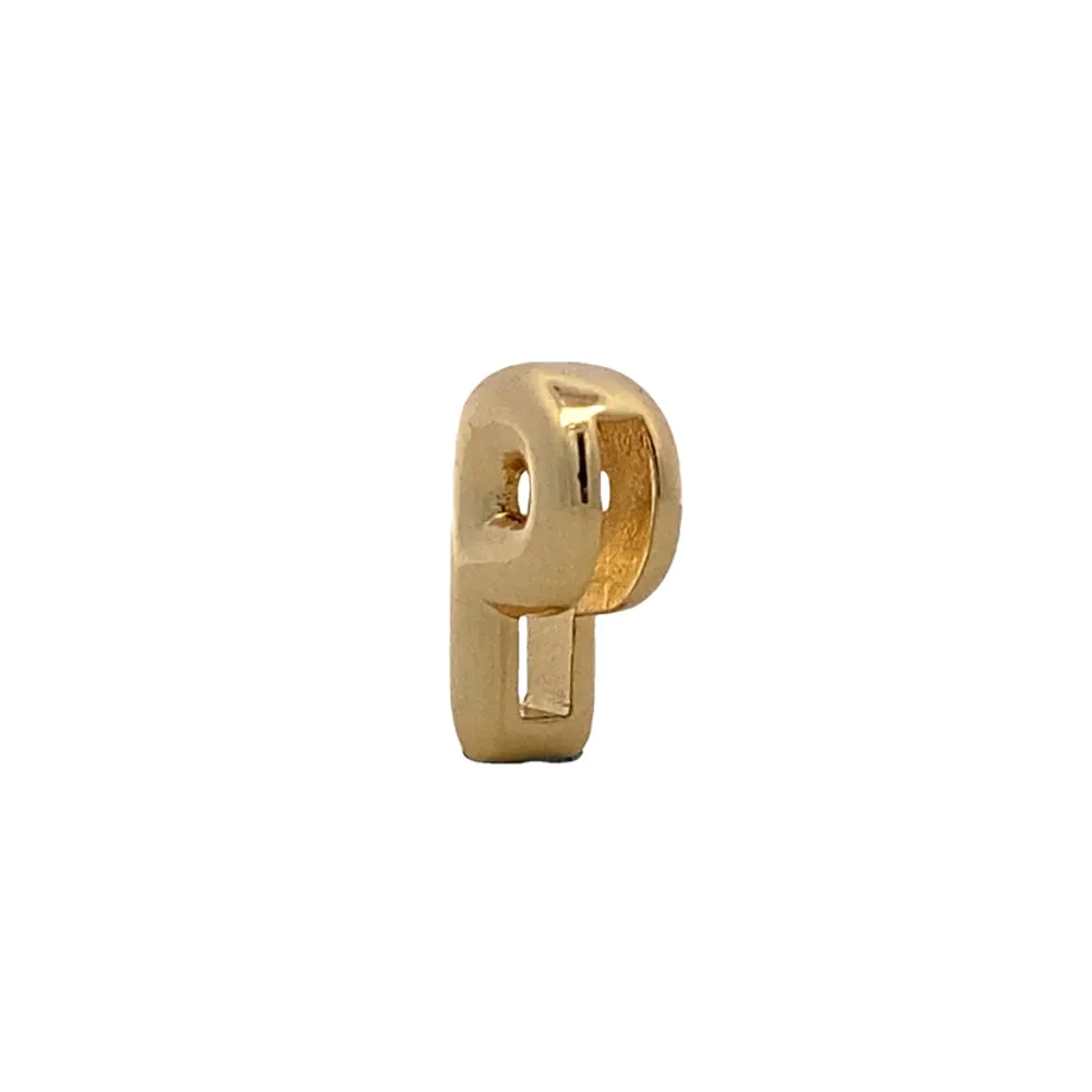 C5201 PLAIN GOLD COLOR LETTER P 1.8G