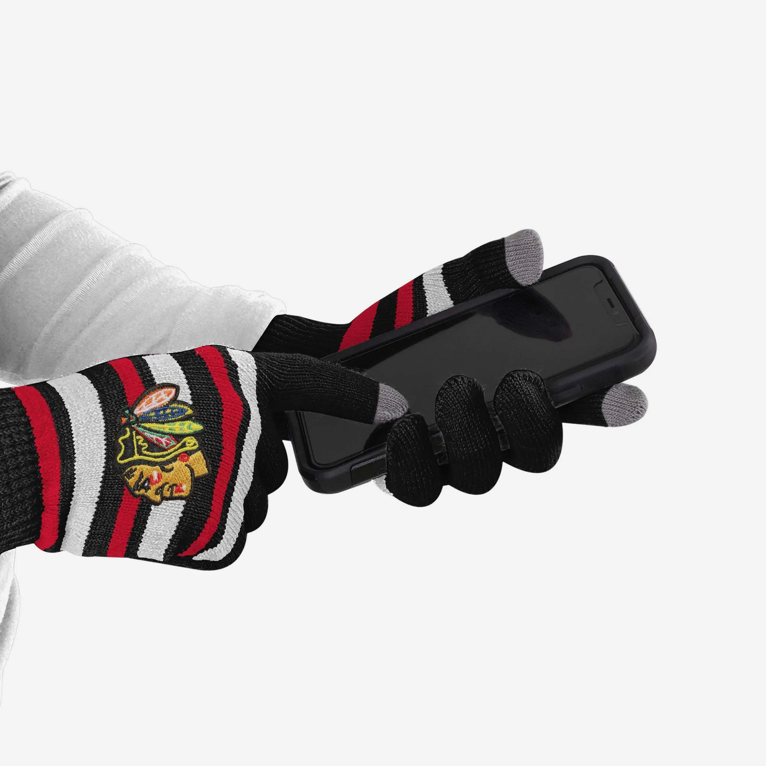 Chicago Blackhawks Stretch Gloves