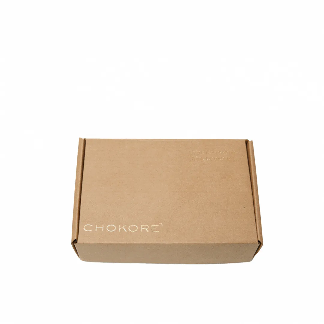 Chokore Classic Square Metal Sunglasses with Double Bridge (Gray & Gold)