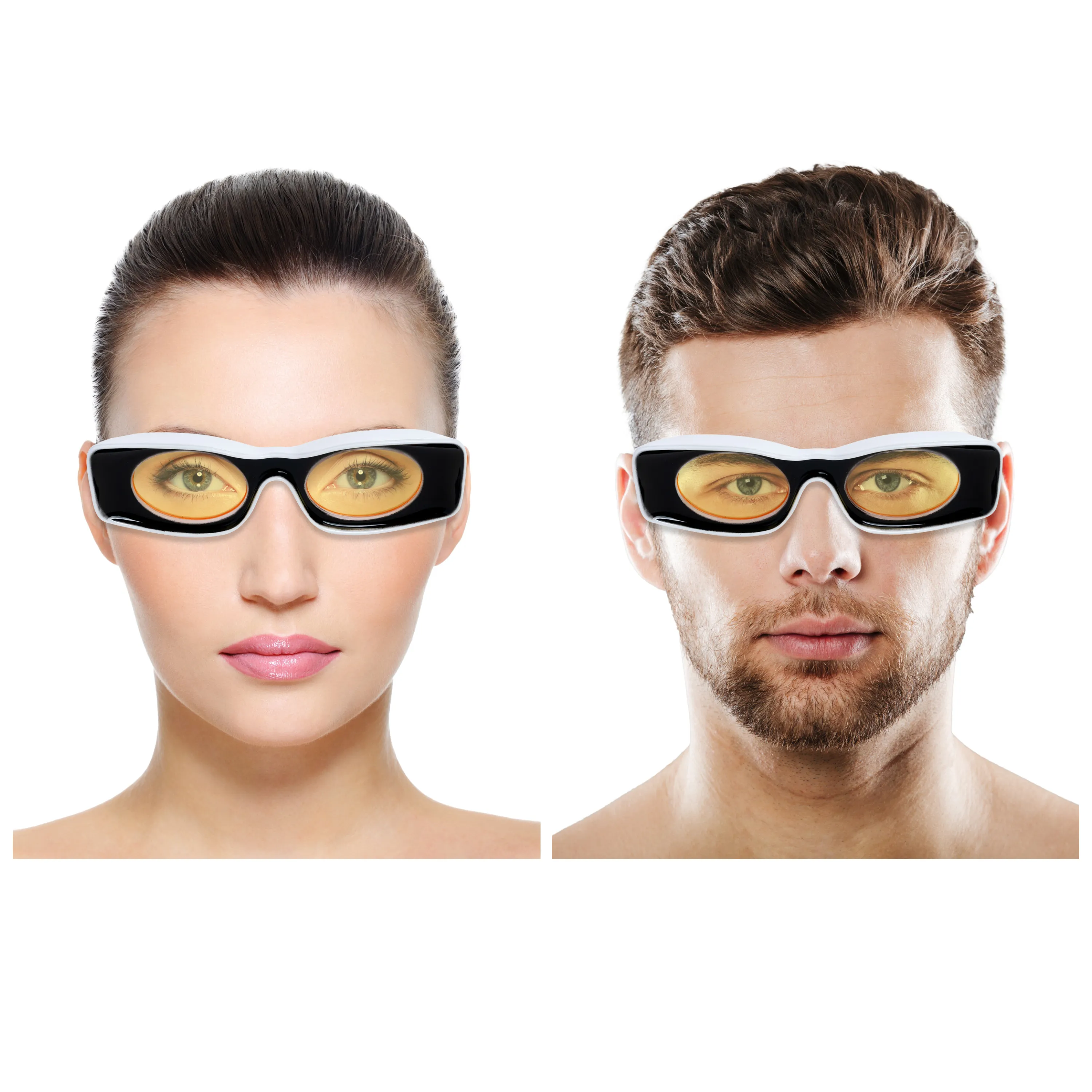 Chokore Trendy Oval Sunglasses with UV 400 Protection (Yellow)