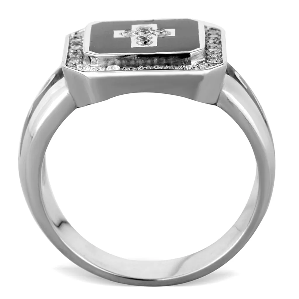 CJG2706 Cross Relic CZ Statement Ring