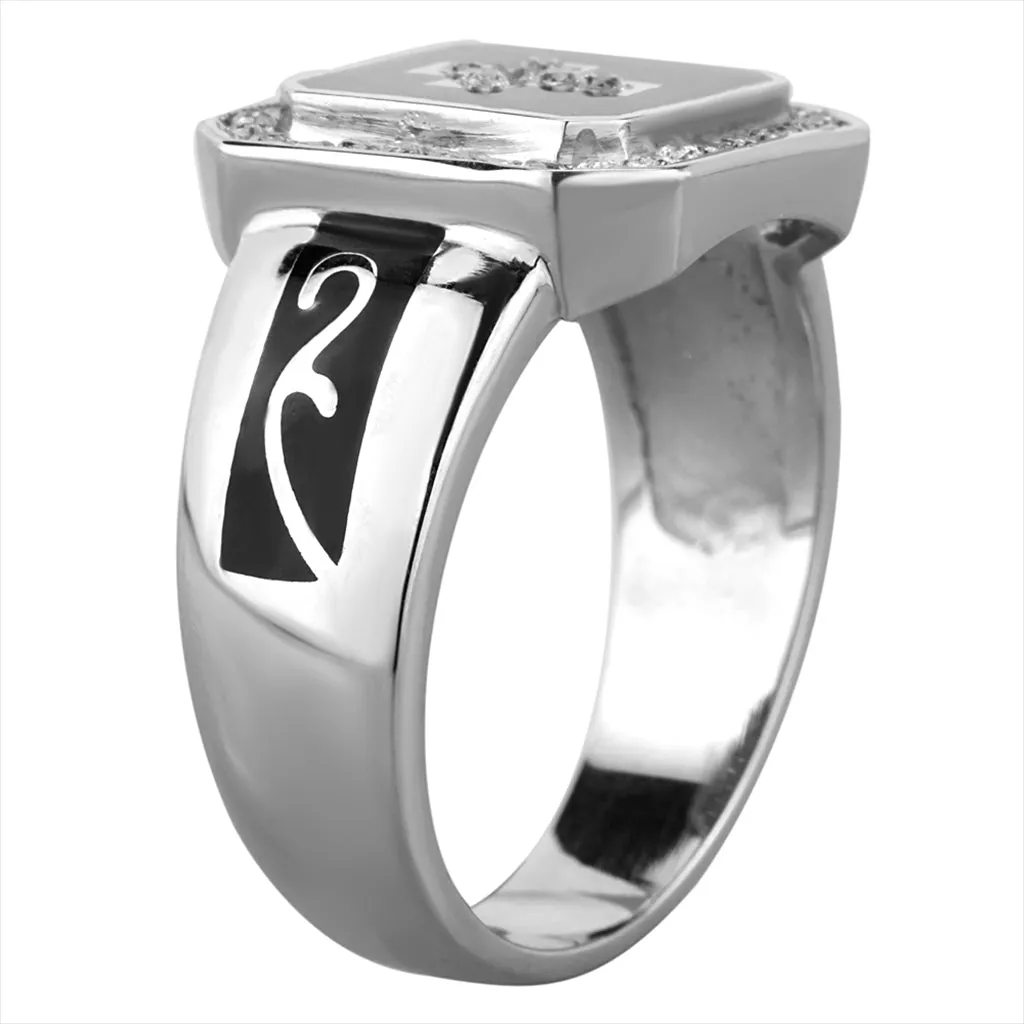 CJG2706 Cross Relic CZ Statement Ring