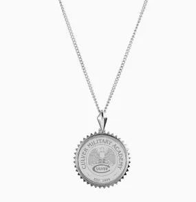 CMA Crest Sunburst Necklace - Sterling Silver