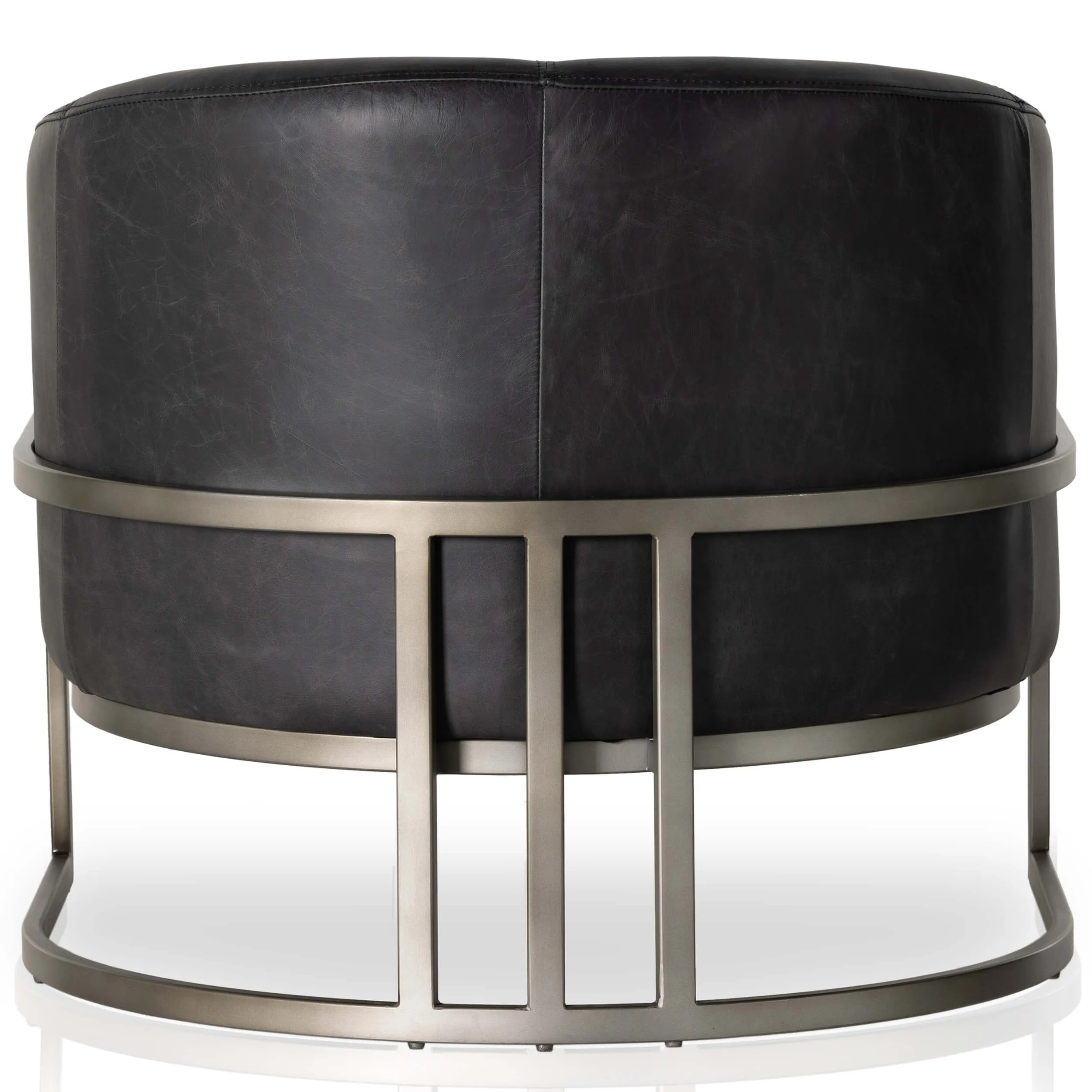 Corbin Leather Chair, Durango Smoke/Vessel Grey
