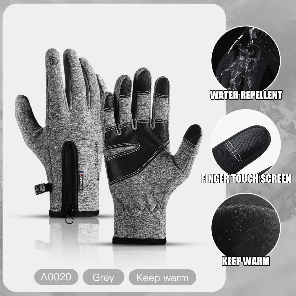 Cycling Gloves Touchscreen Full Finger Winter Gloves Waterproof Guantes Motociclista Bike Skiing Motorcycle Riding