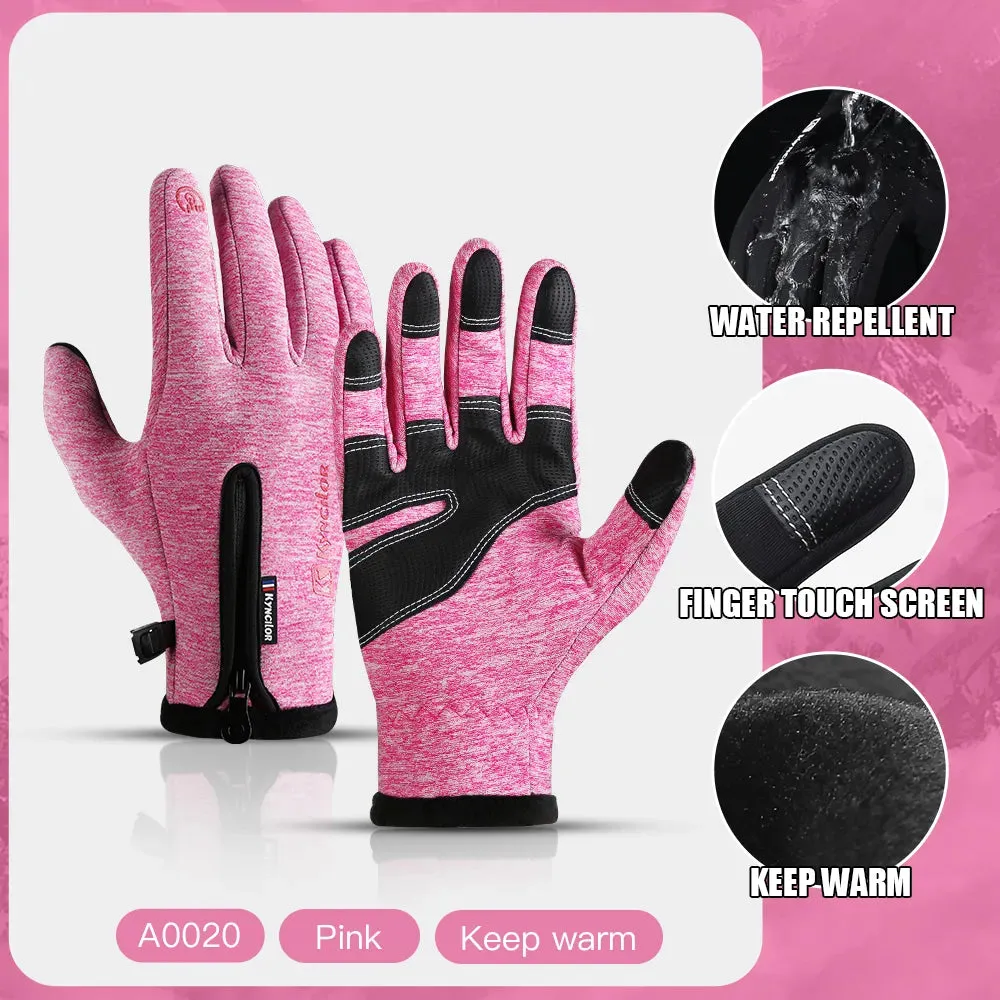 Cycling Gloves Touchscreen Full Finger Winter Gloves Waterproof Guantes Motociclista Bike Skiing Motorcycle Riding