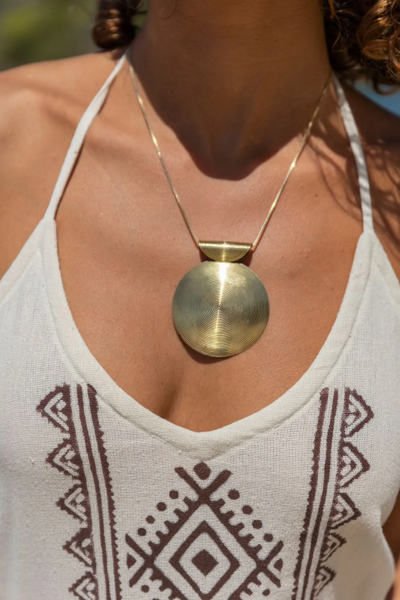 Daylight Necklace - Brass