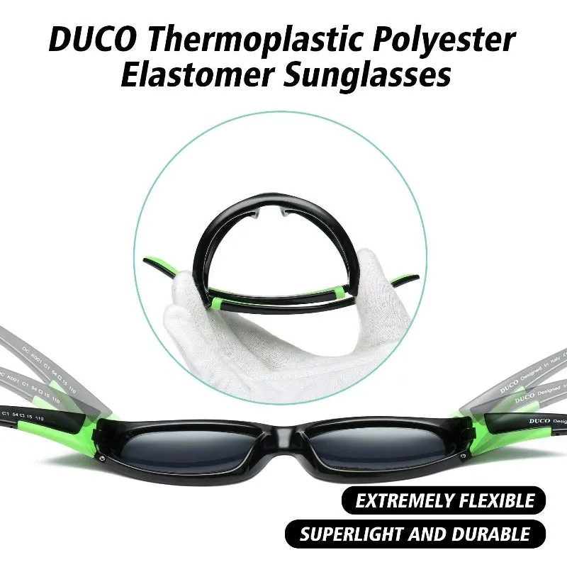 DUCO Kids Sunglasses Boys Girls Sports Polarized Sunglasses UV Protection K005