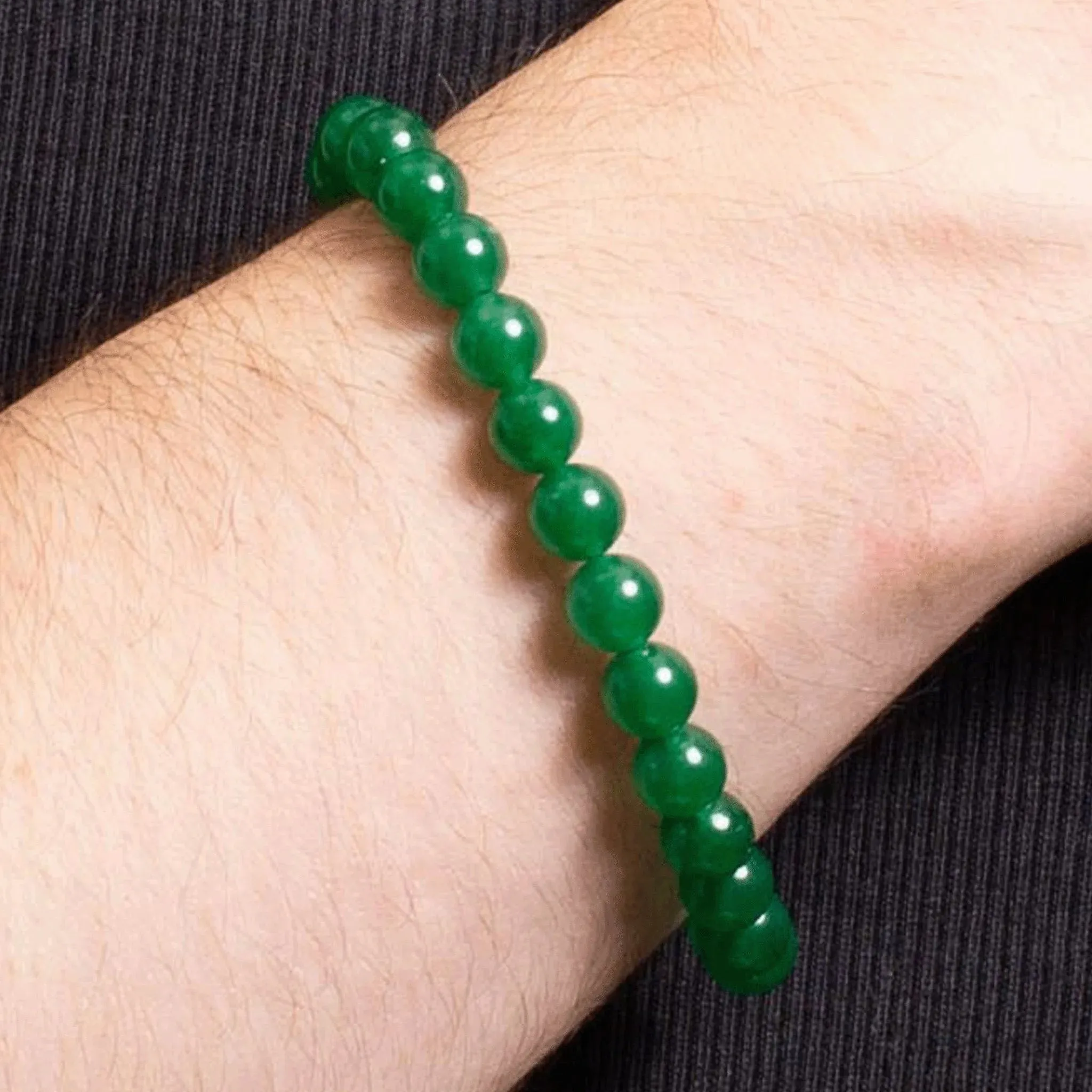 Dwyn Beaded Aventurine Jade Bracelet