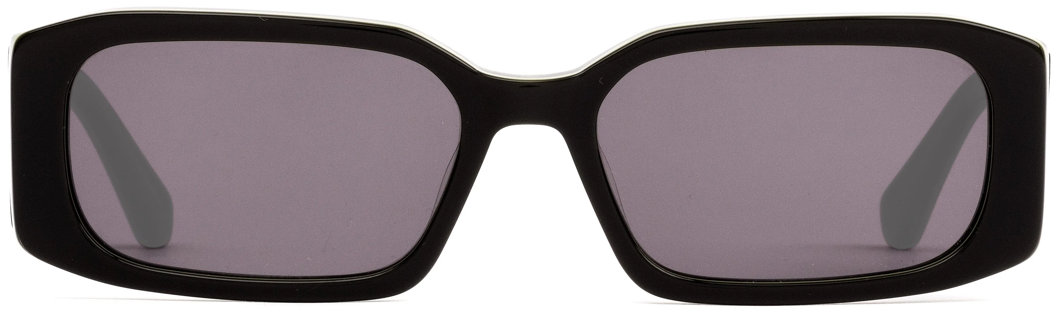 ELECTRO VISION BLACK WHITE/SMOKEY GREY LENS