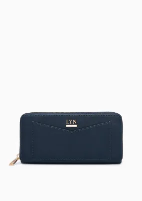 Essential Long Wallet Navy