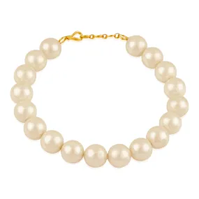 Exquisite Cream Beads Bracelet