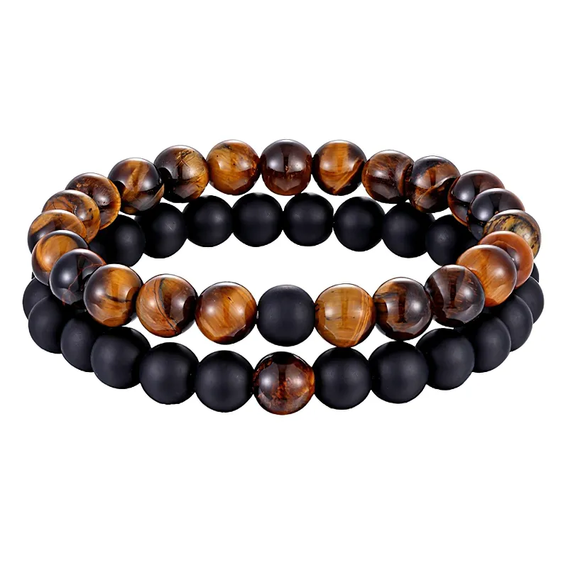 Fashion Natural Stone Bracelet for Men and Women / Cool Couples Bracelet