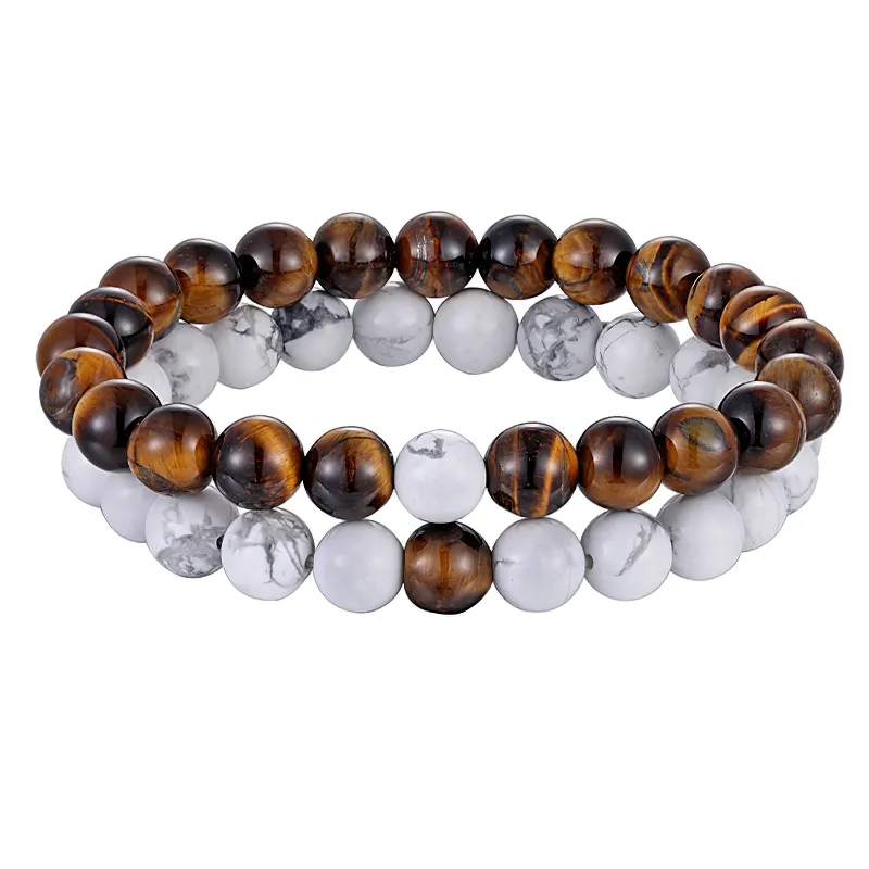 Fashion Natural Stone Bracelet for Men and Women / Cool Couples Bracelet
