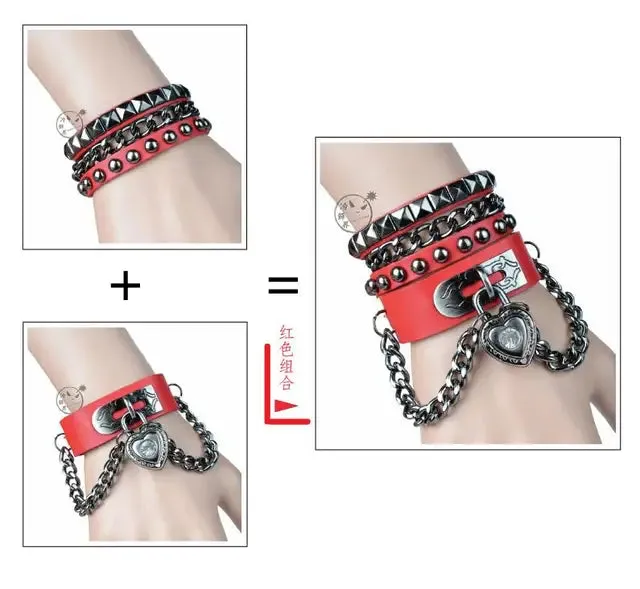 Gothic Lolita Cosplay Harajuku Buckle Bracelet