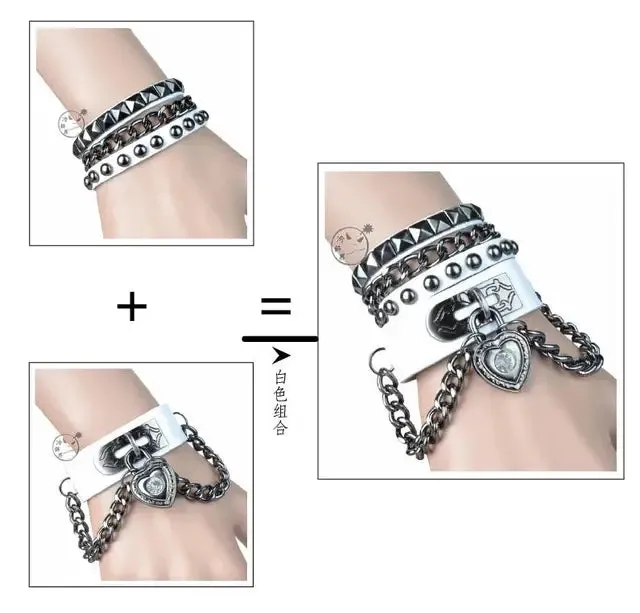 Gothic Lolita Cosplay Harajuku Buckle Bracelet