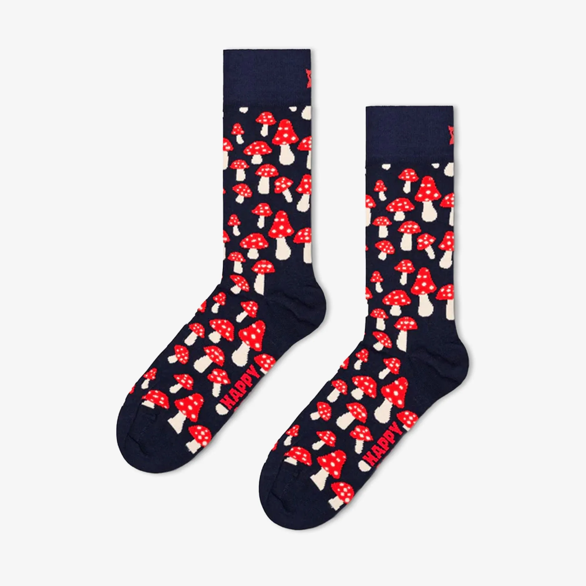 Happy Socks | MUSHROOM SOCK  { NAVY