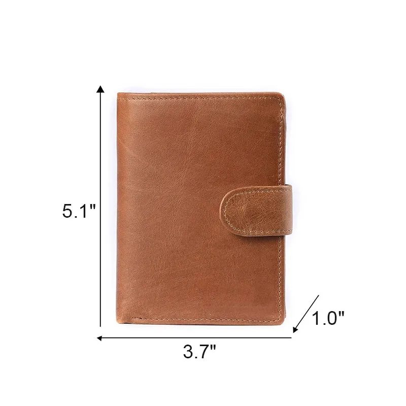 Heritage Gentleman's Tri-fold Leather RFID Wallet