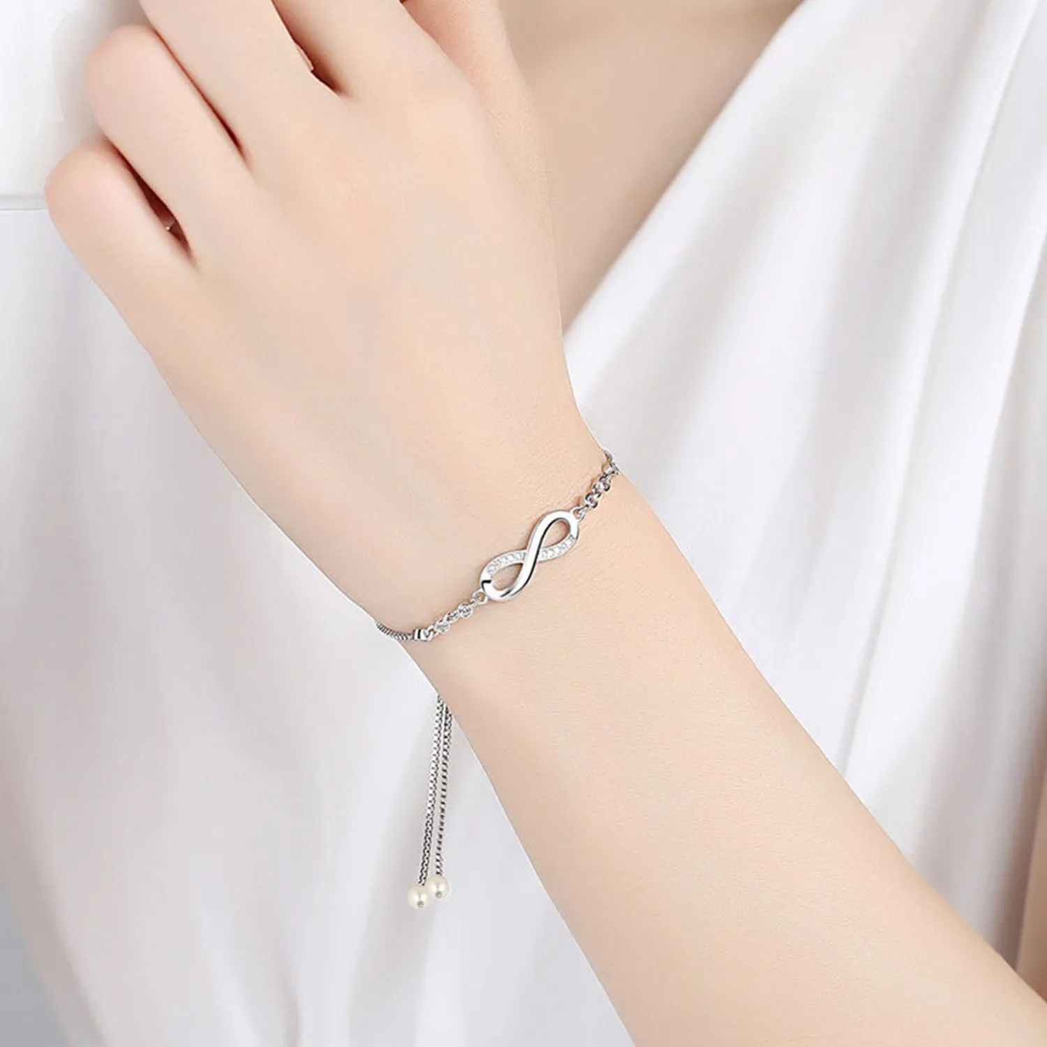 Infinity Shape Adjustable Bracelet