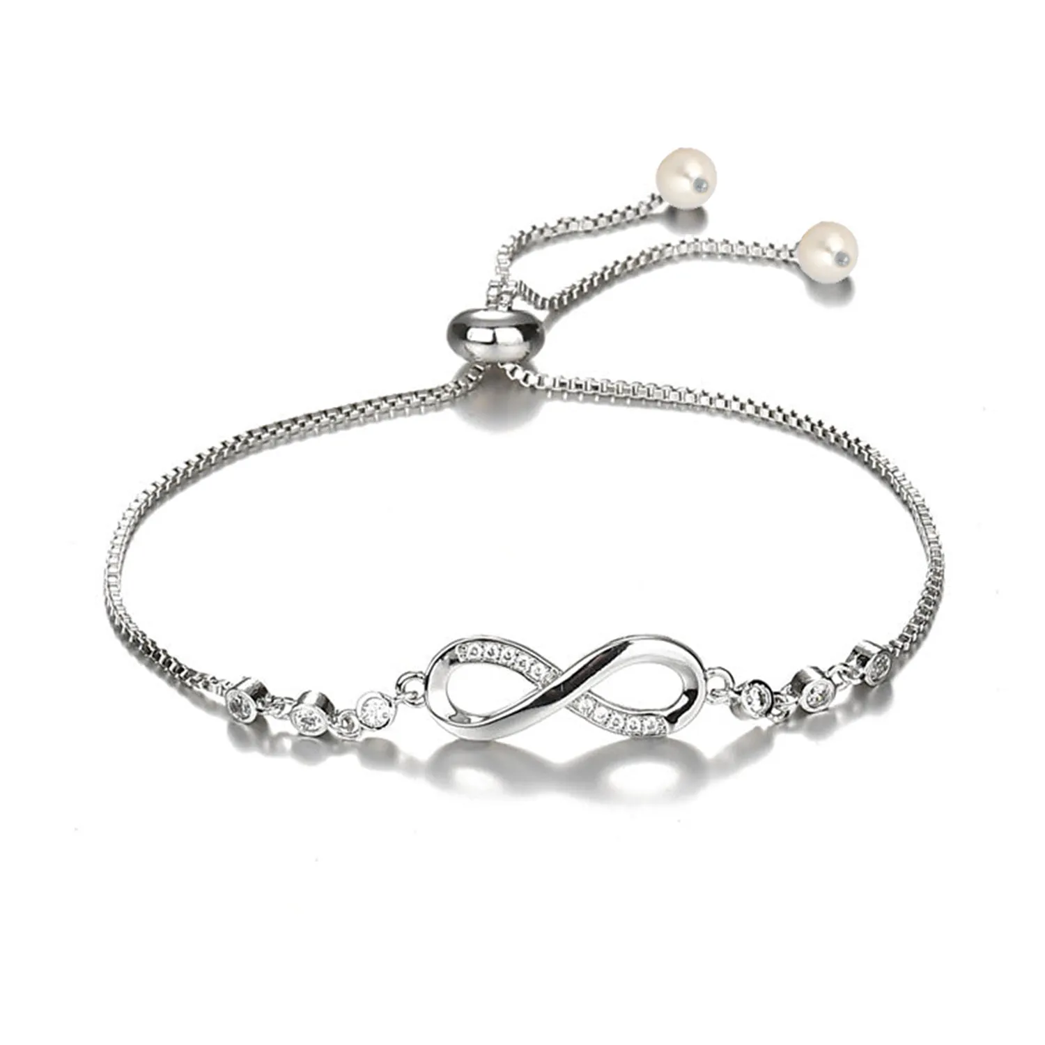 Infinity Shape Adjustable Bracelet