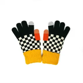 Iris Color Block Touchscreen Gloves