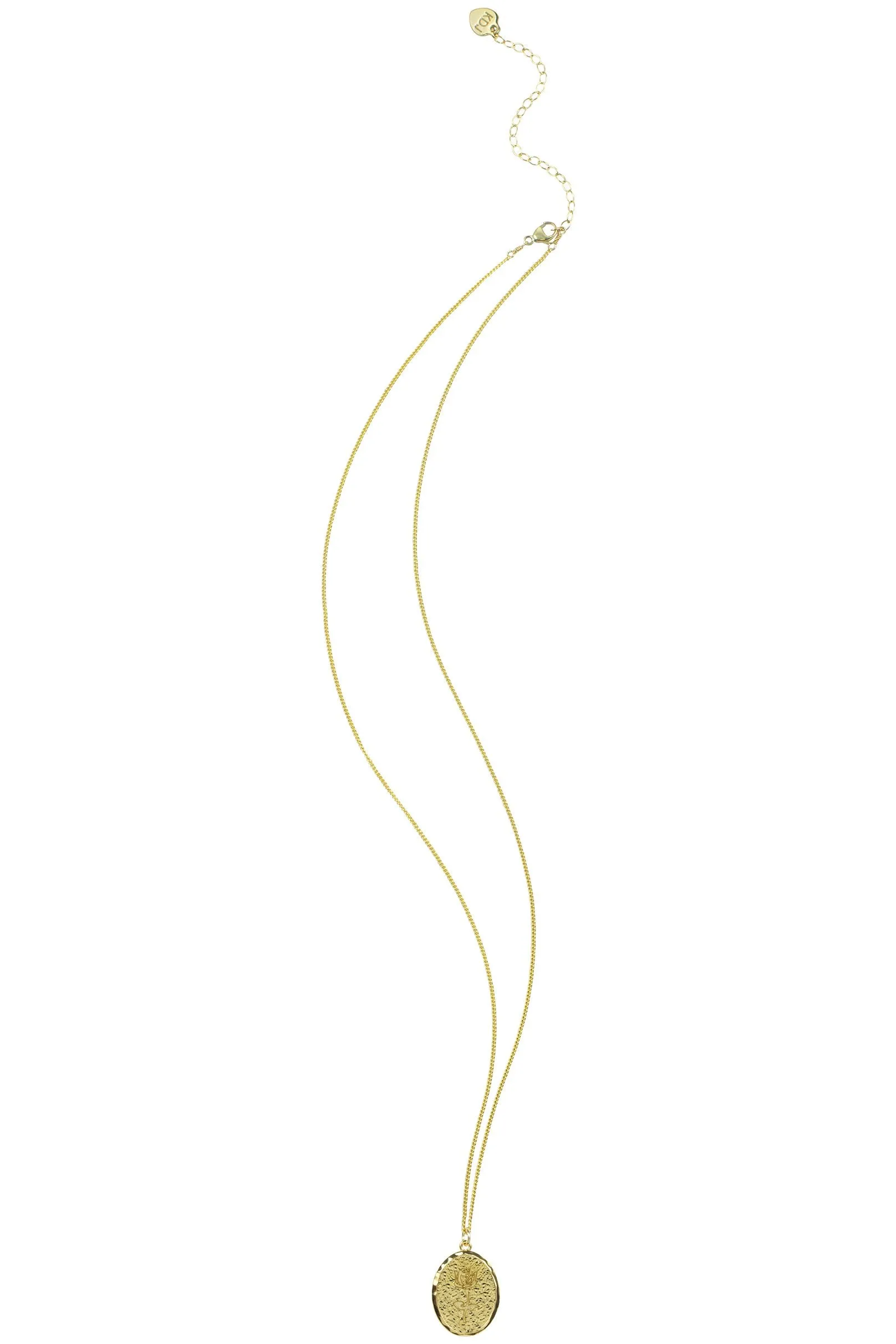 Katie Dean Jewelry Rose Charm Necklace