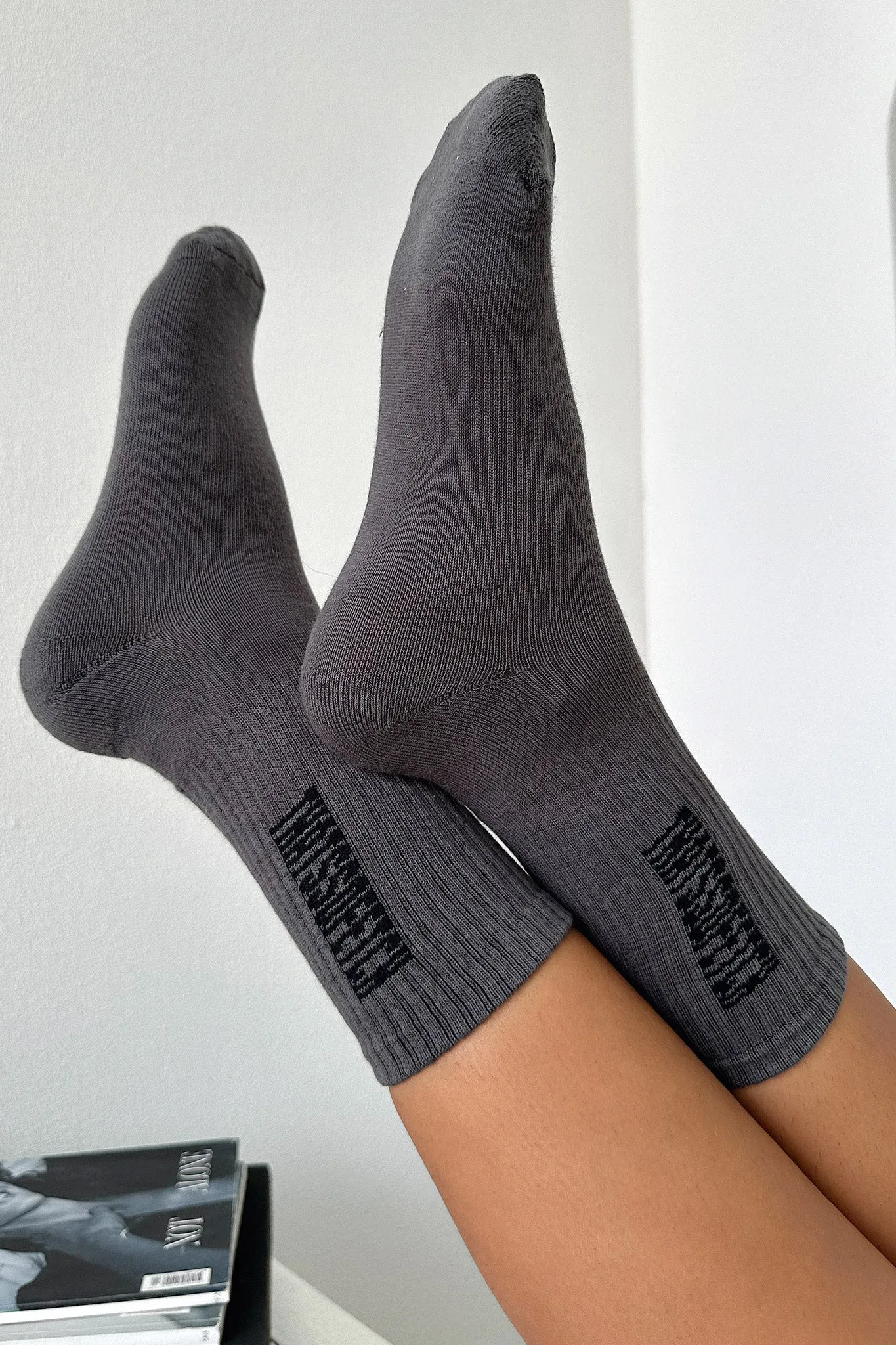 Katya Socks - Charcoal
