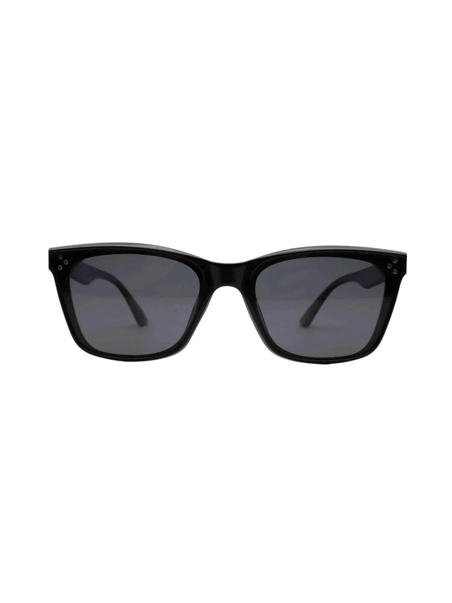 Kiki Sunnies in Black/Smoke