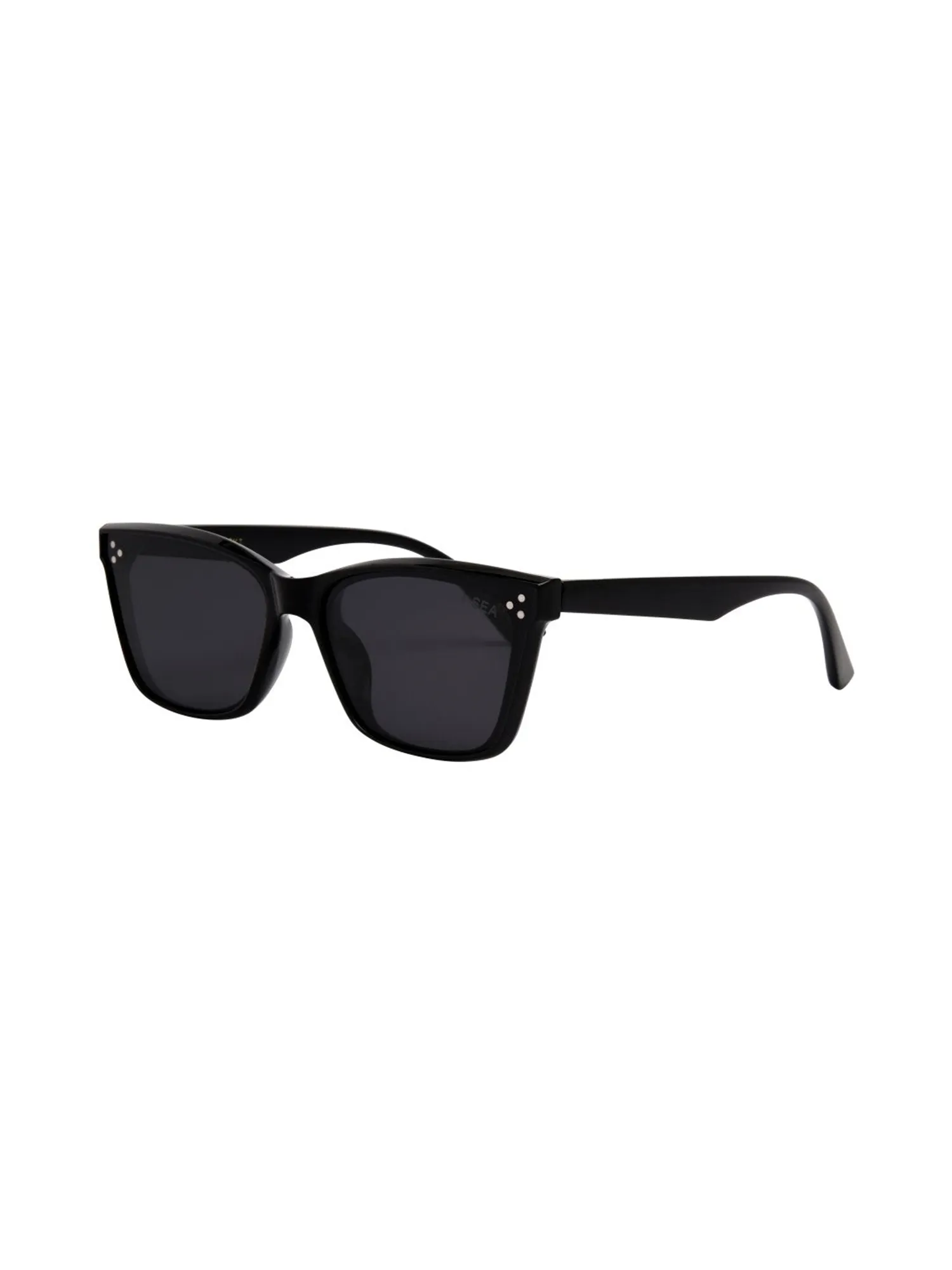 Kiki Sunnies in Black/Smoke