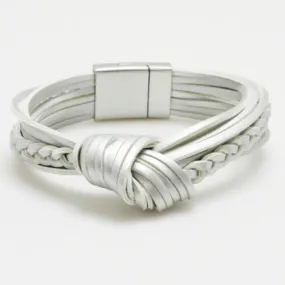 Knotted Leather Bracelet
