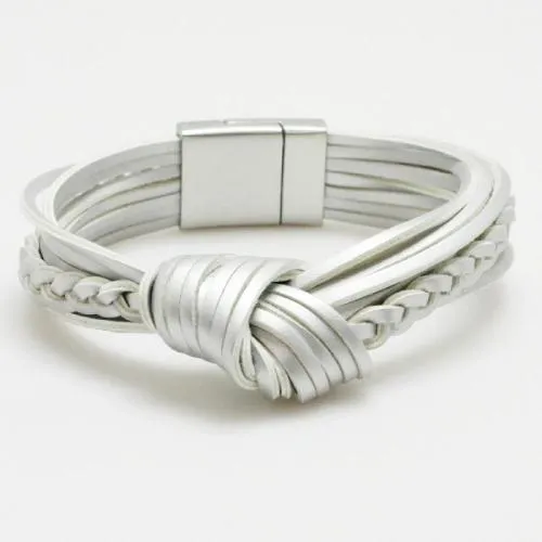 Knotted Leather Bracelet