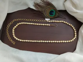 Kundan Oval-Shaped Hip Chain