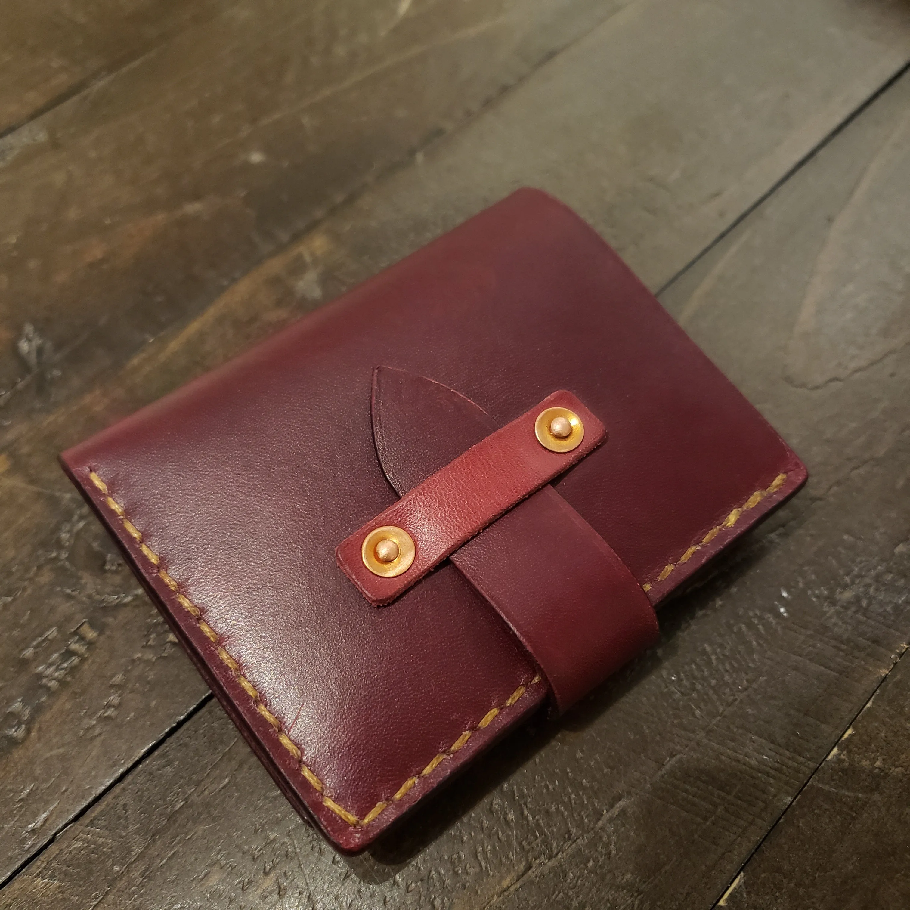 Leather Bifold Wallets by David Yi