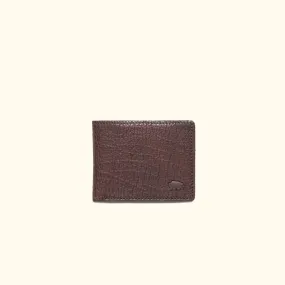 Limited Edition Roosevelt Leather Billfold Wallet | Buffalo Grain